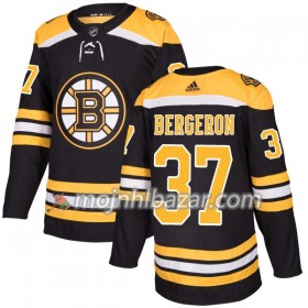 Dresovi Boston Bruins Patrice Bergeron 37 Adidas 2017-2018 Crna Authentic - Muške